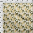 thumbnail image 3 of oneOone Cotton Jersey White Fabric Tropical Leaf Sewing Fabric By The Yard Printed Diy Clothing Sewing Supplies 58 Inch Wide, 3 of 5