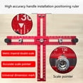 thumbnail image 4 of LAZIOEGR Cabinet Hardware Jig – Adjustable Aluminium Alloy Handle Template & Drill Guide for Precise Drawer Pull & Door Handle Installation, 4 of 10