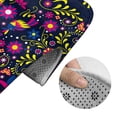 thumbnail image 5 of Yiaed Colorful Mexican Print Bathroom Mat Set 2 Pieces Mat Anti-Skid Pad Ultra Soft and Absorbent Bathroom Bath Mat Contour Bath Rugs for Toilet Base, 5 of 6