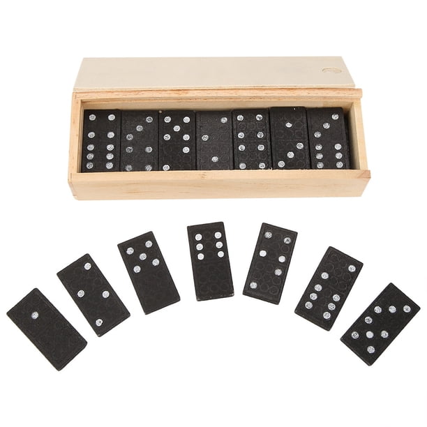 Juego de cartas de madera de 28 piezas juguete educativo juego de mesa de aprendizaje interesante