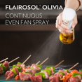 thumbnail image 3 of Pulverizador de aceite FLAIROSOL OLIVIA, 200 ml, aceite de oliva de vidrio dorado, 3 of 8