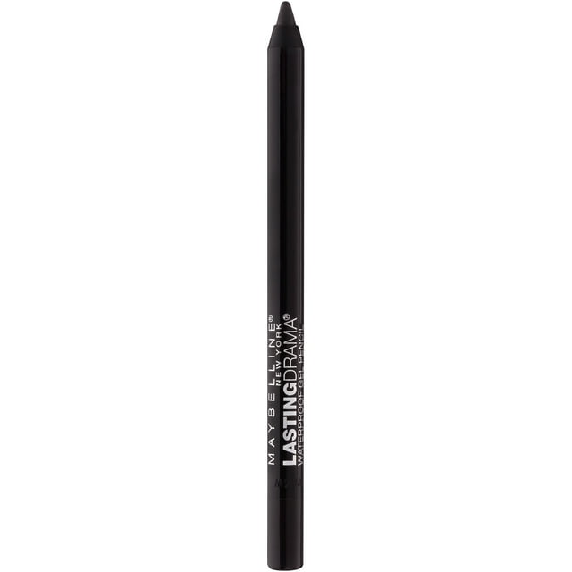 Maybelline Eyestudio Lasting Drama Lápiz de gel mate resistente al agua Delineador de ojos negro Maquillaje Sleek Onyx 1 unidad