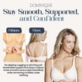thumbnail image 6 of Dominique Anais Seamless T-Shirt Bra #7200 – Full Coverage Everyday Bra with Plush Underwire & Convertible Straps - Lingerie for Women, 6 of 6