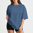 thumbnail image 7 of SUNBS 3 Packs Plus Size Womens Tops Workout T Shirts Short Sleeve Spring Tee Summer Clothes,Sizes S-3XL, 7 of 7