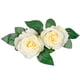 thumbnail image 2 of Mylin Bush Ramo de Rosas Grande Finas Flores Artificiales con 7 Botones Color Crema Fantasias Miguel Art-4565, 2 of 3