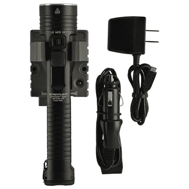 Streamlight 2000 Lumen Stinger 2020 Flashlight - 120V AC/12V DC - 1 Holder - Black