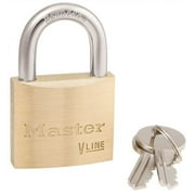 Master Lock Company 4140KA 3231 1-1/2 in. W Masterlock Brass Padlock Keyed Alike