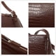 thumbnail image 5 of Bolso pequeño WSRYDJDL para mujer de hombro ajustable con patrón de cocodrilo Negro, 5 of 5
