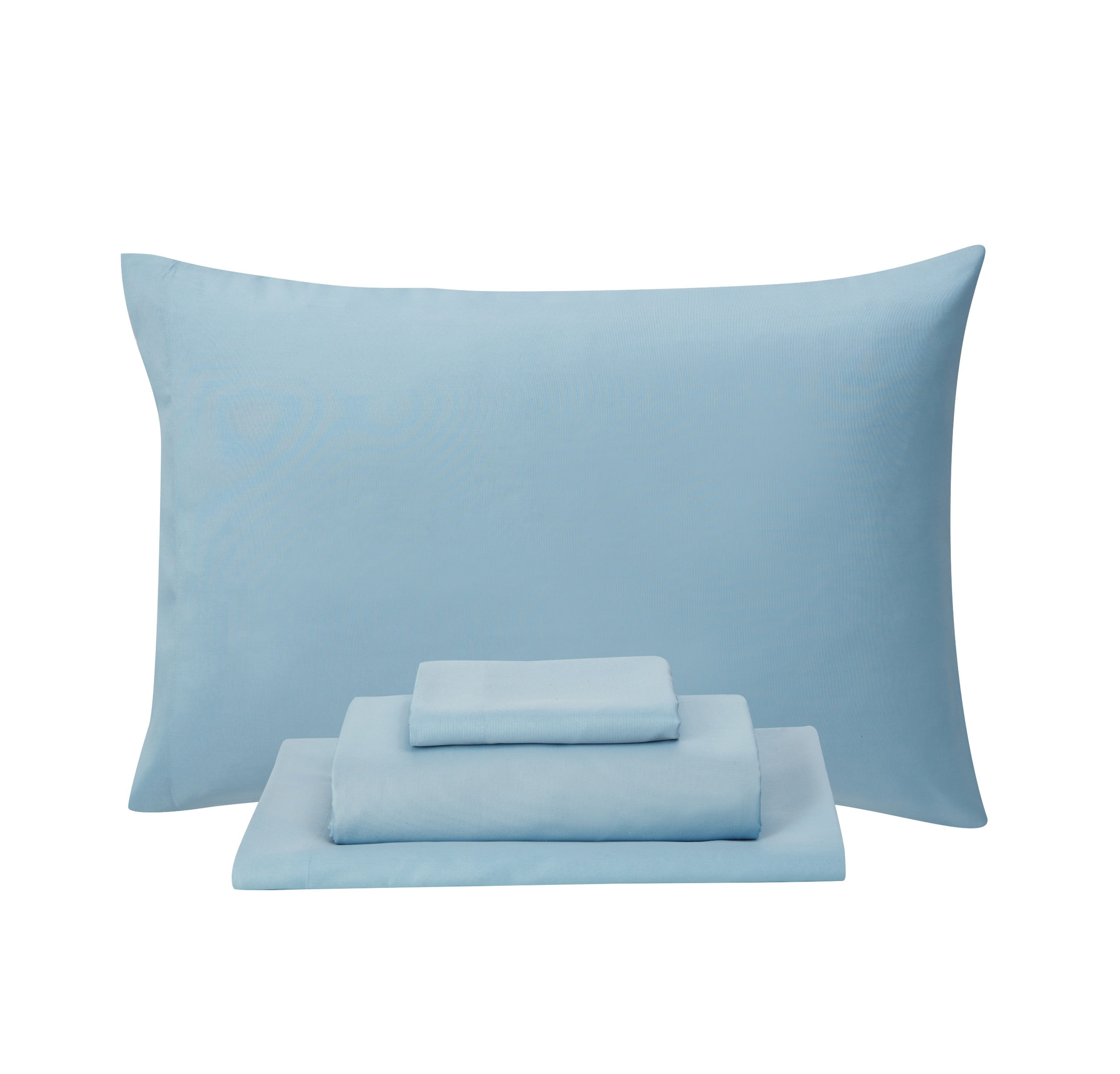 Mainstays All in One Reversible Comforter and Sheet set- 7 Piece, King, Navy