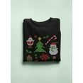 thumbnail image 3 of Christmas Icons Men Sweatshirt, Male x-Large, 3 of 4