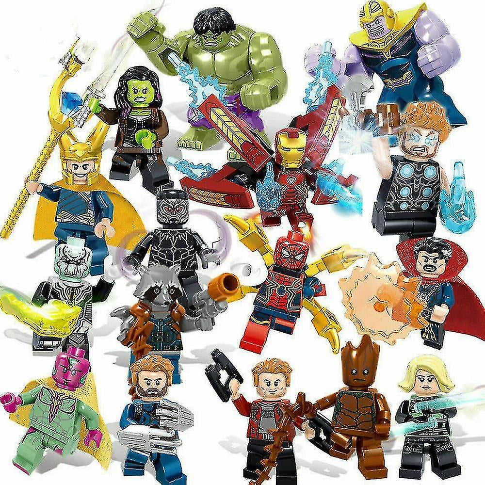 16pcs Super Heroes Fit Lego Avengers Infinity War Mini Figures Walmart