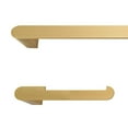 thumbnail image 2 of Portofino 4-Piece Matte Brass Bathroom Hardware Accessory Kit, 2 of 8