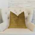 thumbnail image 2 of Plutus Valentina Textured Bronze Luxury Throw Pillow 12"L x20"W, 2 of 3