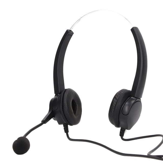 Auriculares para Centro de Llamadas Bling Bling con Cancelación de Ruido y Cable Ajustable RJ9