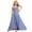 R141-Blue, variant on RMGVDSD Girls Dresses Elegant Party Dress With Ruffled Tiered Hem Spaghetti Strap A-Line Flowy Maxi Dress Flower Girl Wedding Party Gown 6-7 Years
