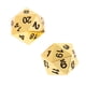thumbnail image 4 of Paquete de de 20 caras D20 de aleación de zinc, cobre y plata para RPG MTG DND, accesorios de , accesorios DIY Hugo Dados de juego de 20 lados, 4 of 10