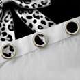 thumbnail image 4 of Homewish Cute Grey Bowtie Black Out Curtains for Children Teens,Kawaii Ribbon Bow Knot Curtains Pack of 2 (42x63 Each),Abstract Cheetah Print Bedroom Curtains,Microfiber Bedroom Decor, 4 of 6