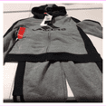 thumbnail image 1 of Adidas Boy's 2Pack Track Suit Jacket Pant Top Warm Up  6/Dark Grey, 1 of 1