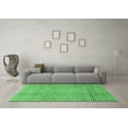 thumbnail image 3 of Ahgly Company Indoor Round Abstract Emerald Green Modern Area Rugs, 7' Round, 3 of 4