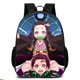 thumbnail image 1 of Demon Slayer Anime Manga Girls Mochila Moda Bolsa de viaje Mochila Laptop Bags Cosplay Boy Nezuko Tanjirou Insider zhangmengya unisex, 1 of 2