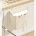 thumbnail image 4 of Under-Cabinet Hanging Trash Can with Lid - Space-Saving Kitchen/Bathroom Garbage Bin for RV or Compact Areas, 4 of 6