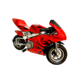 thumbnail image 3 of Motocicleta Infantil Shahoma  PB04 Pocket Bike Deportiva 49cc Roja, 3 of 3