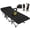 Black Cot+Black Pad, variant on DKMOCO XL Folding Camping Cot with Mattress & Carry Bag, 28" x 75" 500lbs Heavy Duty Portable Sleeping Cot Bed for Adults, Home Office Guest Outdoor Camping Travel, Black Cot Black Pad