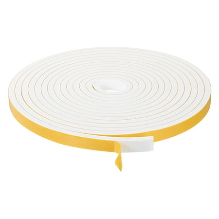 

Uxcell 1 Roll 1/2 x 1/4 x 16.4 Ft Weather Stripping Door Seal Strip Foam Tape