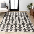 thumbnail image 5 of JONATHAN Y MOROCCAN HYPE 10 x 13 Area Rug, Aisha Moroccan Triangle Geometric - Cream/Black, MOH206A-13, 5 of 11