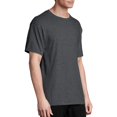 thumbnail image 2 of Hanes T-Shirts à Col Ras du Cou ComfortSoft pour Hommes, Lot de 4, 2TG, Charbon Chiné, 2 of 3