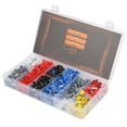 thumbnail image 1 of Wire Ferrule Connectors, 1200 Cold-pressed Terminals Convenient To Store Crimp Wire Connectors Kit  For Cable Connectors For Wire Rope, 1 of 8