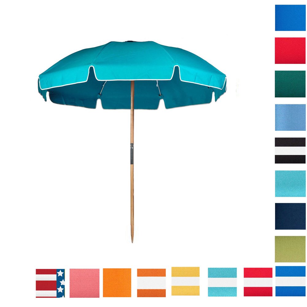 7.5 ft. Avalon Fiberglass Heavy Duty Commercial Grade Beach Umbrella