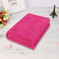 thumbnail image 3 of Flannel Fleece Throw Blanket for Couch,Microfiber Flannel Blankets,Soft Fluffy Velvet Sofa Blanket with Decorative Vintage Pattern for All Season, Warm and Lightweight, 50x70 Inch(Pink1), 3 of 6