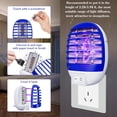 thumbnail image 4 of 4 Pack Plug in Bug Zapper Indoor Flying Insect Trap, Electronic Mosquito Zapper Gnat Traps with LED Light for Patio, Bedroom, Kitchen, Office, 4 of 5