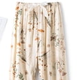 thumbnail image 4 of Haivin Women's Wide Leg Pants, Lightweight Printed Casual Summer Cotton Blend for Daily Wear and Travel, 4 of 5