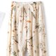 thumbnail image 4 of Pantalones de Piernas Anchas Casuales para Mujeres Impresión de Moda Pantalones de Longitud Completa Elásticos Regulares para Uso Casual, 4 of 5