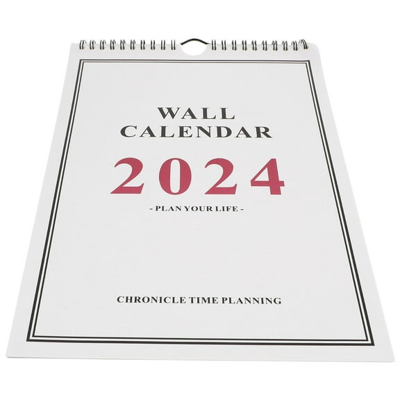 BESTOYARD Monthly Wall Calendar for Home with Clear Printing and Decorative Spiral Binding