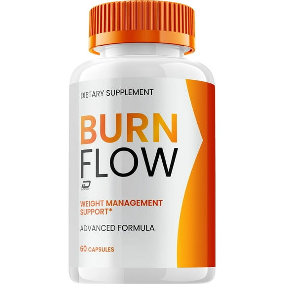 Burn Flow Keto Capsules – BurnFlow Pills Advanced Formula, Maximum Strength, 1 Pack, 60 Capsules