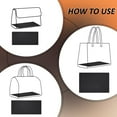 thumbnail image 4 of 1 Set 9Pcs 3 Styles Plastic Rectangle Handbag Base Shaper Black Bag Bottom Stiffener Bottom Insert for Purse Handbag Tote Bag Backpack Craft DIY Accessories 1.2mm Thick, 4 of 7