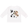 thumbnail image 3 of Inktastic I'm Two-cowgirl Riding Horse Birthday Girls Long Sleeve Toddler T-Shirt, 3 of 5