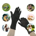 thumbnail image 4 of Unique Bargains 1 Pair Sunblock Mittens Leaf Sun Block Driving Gloves for Women Black, 4 of 5