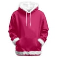 thumbnail image 6 of Women's Trim Hoodie 2025 Casual Fall Winter Plain Drawstring Hooded Sweatshirt with Pockets Pullover Top, 6 of 6