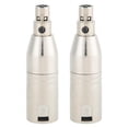 thumbnail image 1 of Oubit Audio Adapter,2PCS Gold Plated 3pin MINIXL Rto XLR Adapter Audio Adapter Connector Modern Innovation, 1 of 9