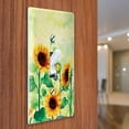 thumbnail image 3 of WIRESTER 1-Gang Toggle Wall Plate/Switch Plate Cover, Sunflowers Flowers, 3 of 6