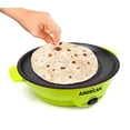 thumbnail image 4 of Parrilla Comal Sartén eléctrico Antiadherente 2 Temp American 6022 verde 1 AMERICAN 6022, 4 of 5