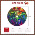 thumbnail image 3 of Daiia Pride Rainbow Drawing Merry Christmas Tree Skirt , Xmas Large Lace-up Tree Skirt, Santa Snowflakes Rustic Home Decorations New Year Party Farmhouse Decor-48", 3 of 7