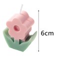 thumbnail image 6 of Creative Flowers Shape Scented Candles Handmade Delicate Flower Candles for pink, 6 of 8