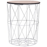 vidaXL Coffee Table Round End Table Side Sofa Table Living Room ...