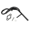 thumbnail image 2 of Silenciador de escape Fat Belly de hierro negro para 49 cc, 60 cc, 66 cc y 80 cc.-Motor de carrera Motor Bicicletas motorizadas Bicicleta, 2 of 14