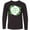 AB-Black, variant on Inktastic Happy St. Patrick's Day Clovers Long Sleeve Youth T-Shirt